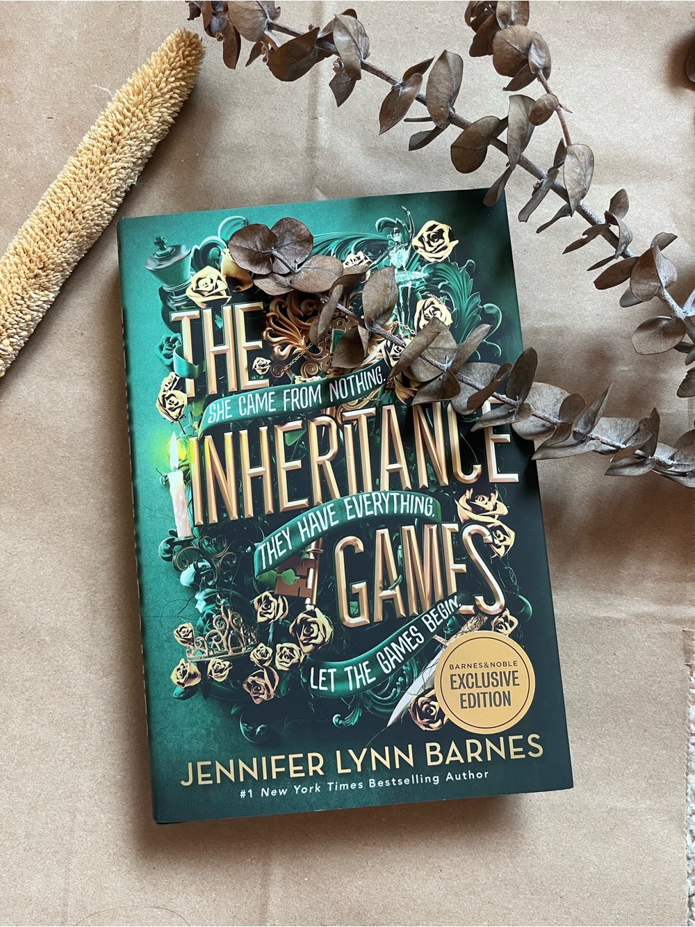 The Inheritance Games by Jennifer Lynn Barnes Barnes and Noble Exclusive Edition
